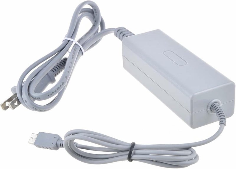 CJP-Geek Home Wall Charger Adapter Power Supply Replacement for Nintendo Wii U Gamepad Grey - Image 1